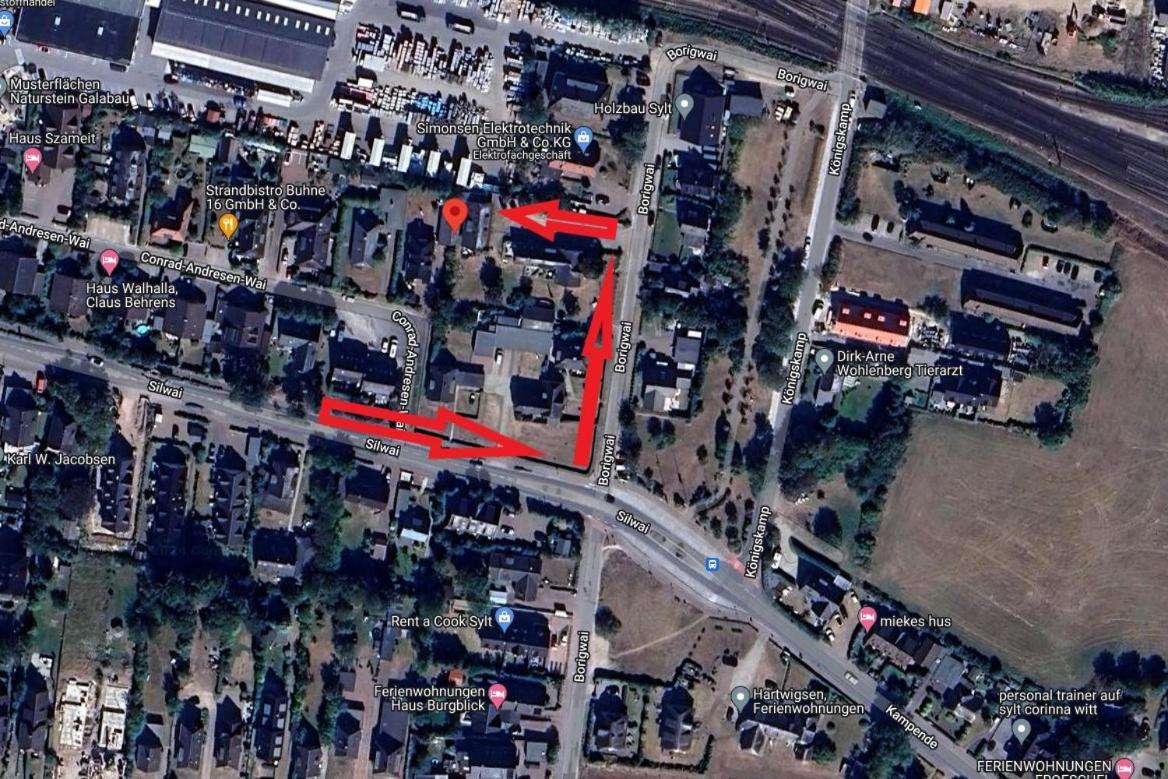 Godewind Ebenerdig Apartment Westerland Bagian luar foto